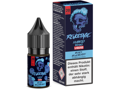 Revoltage - Hybrid Nikotinsalz Liquid - Black Blueberry