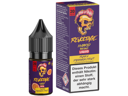 Revoltage - Hybrid Nikotinsalz Liquid - Punky Passion Fruit