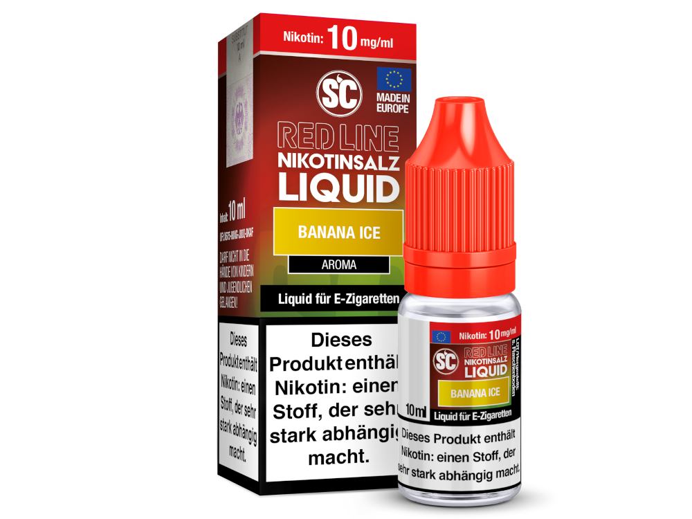 SC - Red Line - Banana Ice - Nikotinsalz Liquid