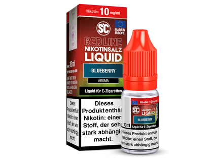 SC - Red Line - Blueberry - Nikotinsalz Liquid