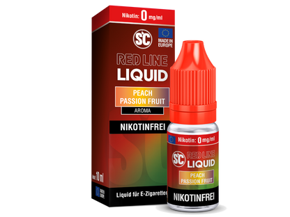 SC - Red Line - Peach Passion Fruit - Nikotinsalz Liquid