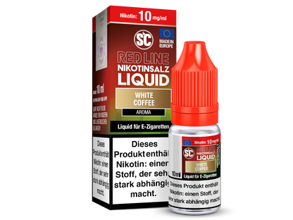 SC - Red Line - White Coffee - Nikotinsalz Liquid