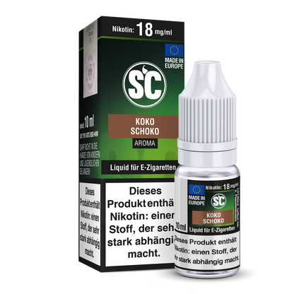 Kokos Schokolade E-Zigaretten Liquid