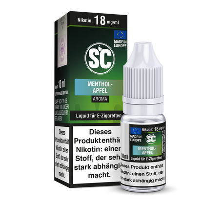 Menthol-Apfel E-Zigaretten Liquid