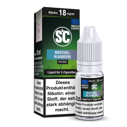 Menthol-Blaubeere E-Zigaretten Liquid