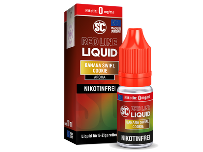 SC - Red Line - Banana Swirl Cookie - Nikotinsalz Liquid