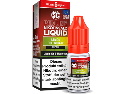 SC - Red Line - Lemon Cheesecake - Nikotinsalz Liquid