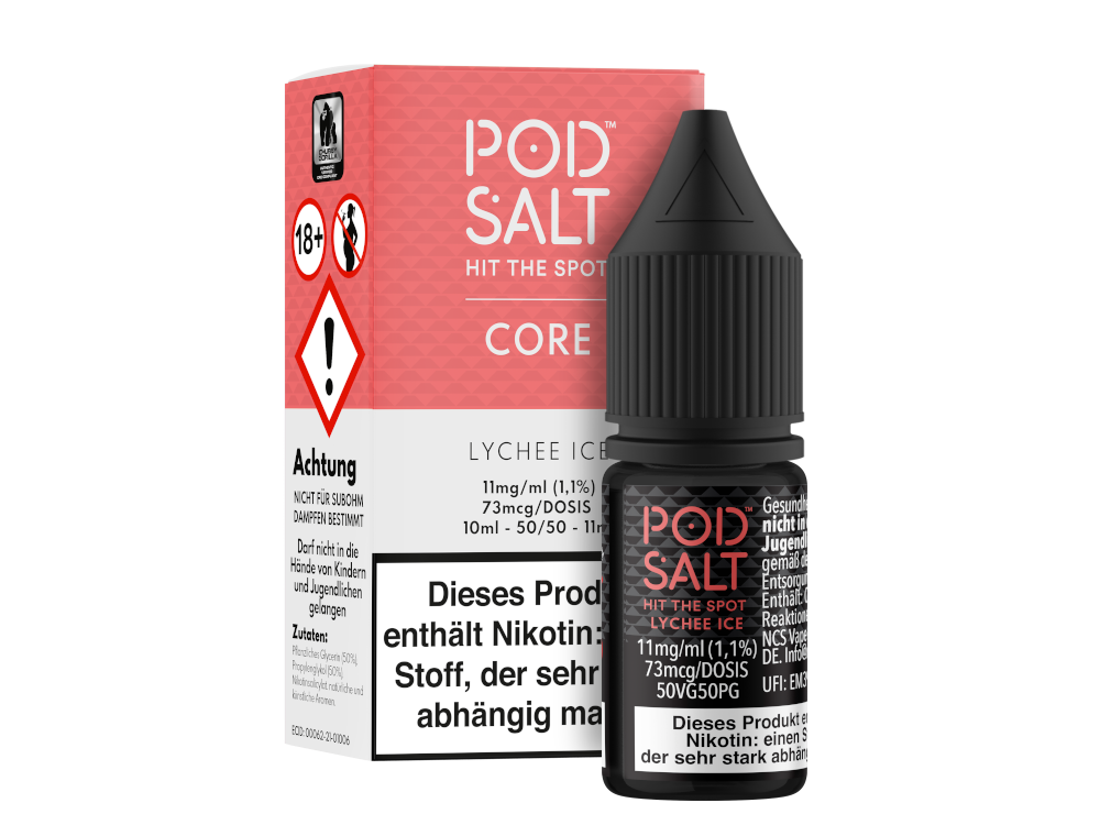 Pod Salt Core - Nikotinsalz Liquid - Lychee Ice