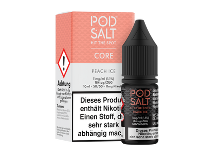 Pod Salt Core - Nikotinsalz Liquid - Peach Ice