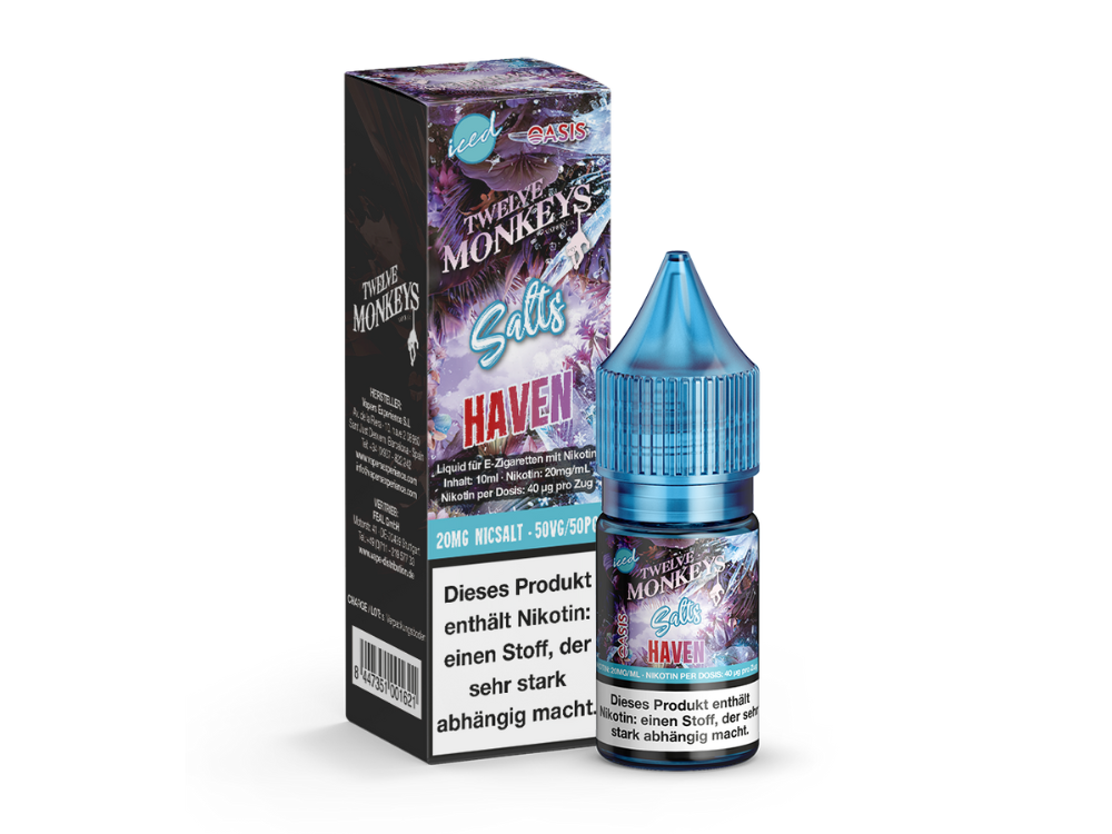 Twelve Monkeys - Iced - Nikotinsalz Liquid - Haven