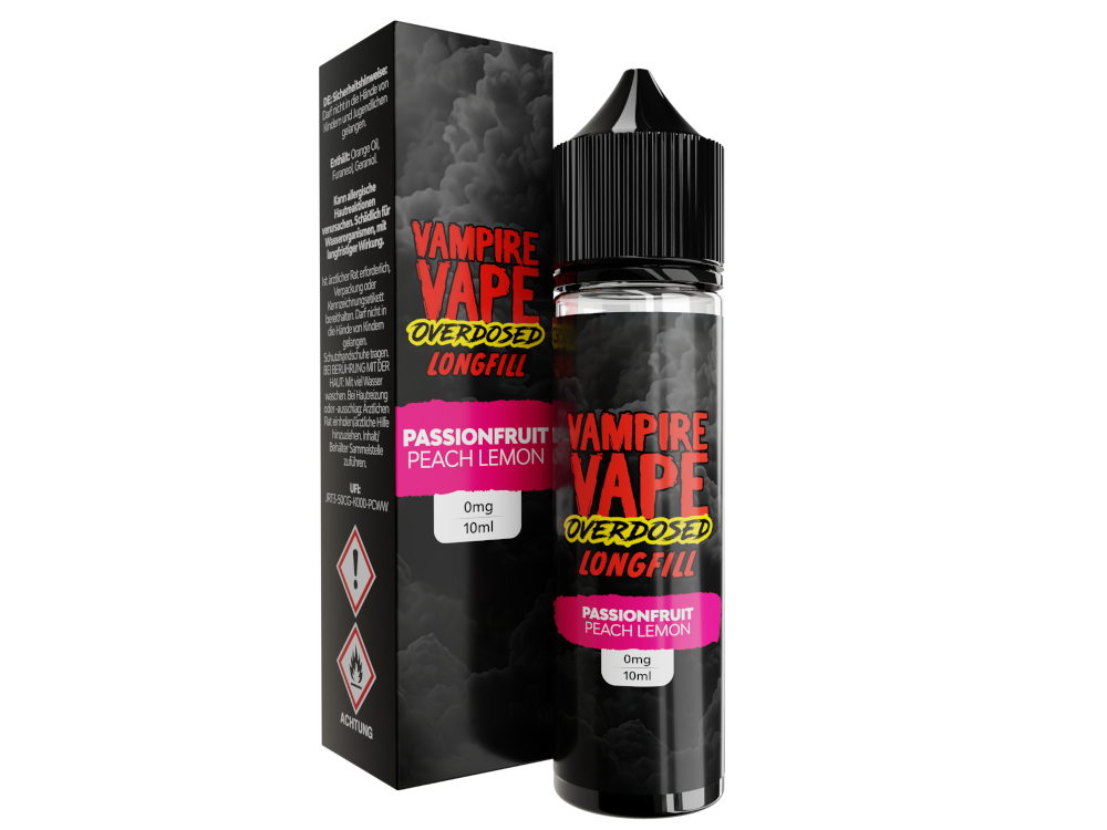 Vampire Vape - Overdosed - Aroma 10 ml - Passionfruit Peach Lemon