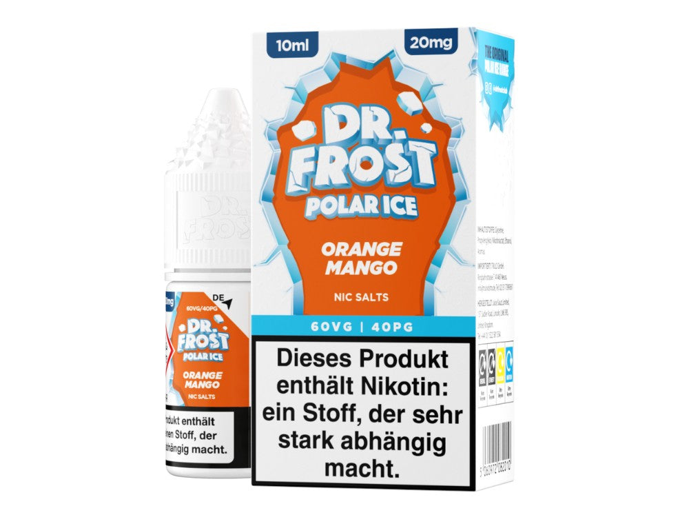 Dr. Frost - Ice Cold - Nikotinsalz Liquid - Orange Mango