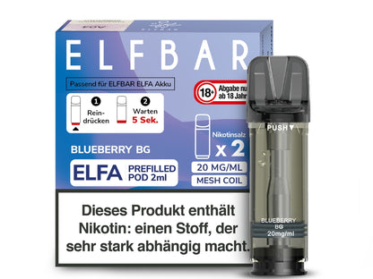 Elfbar Elfa Pod 20mg/ml (2 Stück) - Blue Razz Lemonade