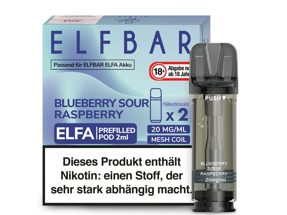 Elfbar Elfa Pod 20mg/ml (2 Stück) - Blue Razz Lemonade