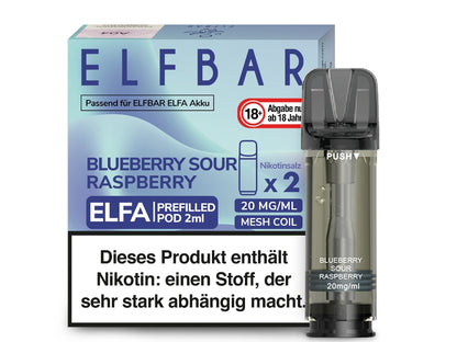 Elfbar Elfa Pod 20mg/ml (2 Stück) - Blue Razz Lemonade