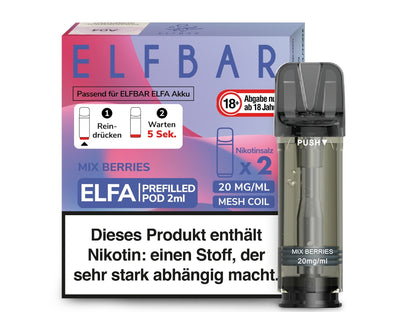 Elfbar Elfa Pod 20mg/ml (2 Stück) - Blue Razz Lemonade