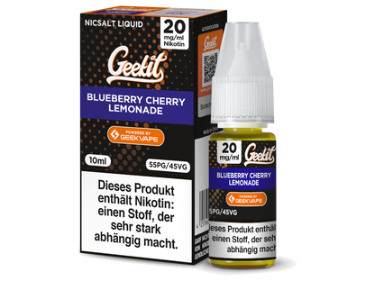GeekVape - Geekit - Nikotinsalz Liquid - Blueberry Cherry Lemonade