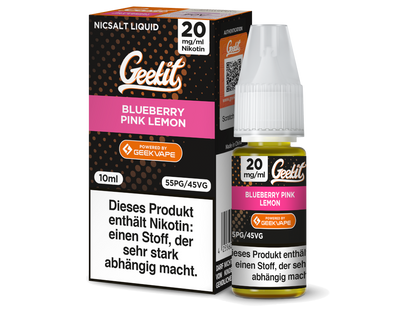 GeekVape - Geekit - Nikotinsalz Liquid - Blueberry Pink Lemon