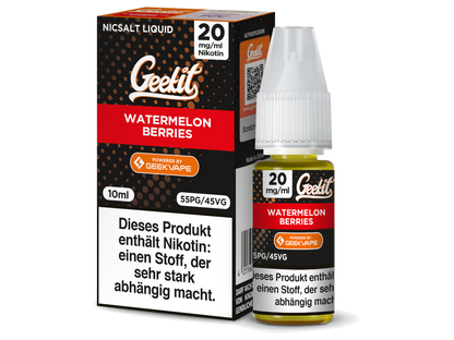 GeekVape - Geekit - Nikotinsalz Liquid - Watermelon Berries