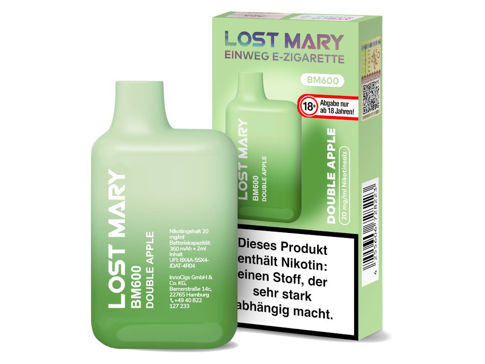 Lost Mary - BM600 Einweg E-Zigarette - 20mg/ml - Blueberry