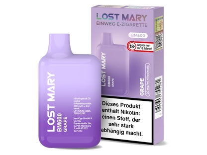 Lost Mary - BM600 Einweg E-Zigarette - 20mg/ml - Blueberry