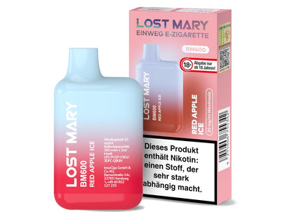 Lost Mary - BM600 Einweg E-Zigarette - 20mg/ml - Blueberry