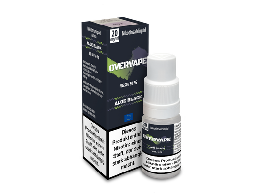 Overvape - Nikotinsalz Liquid - Aloe Black