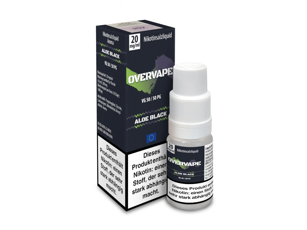Overvape - Nikotinsalz Liquid - Aloe Black