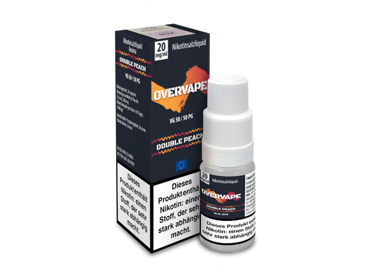 Overvape - Nikotinsalz Liquid - Double Peach