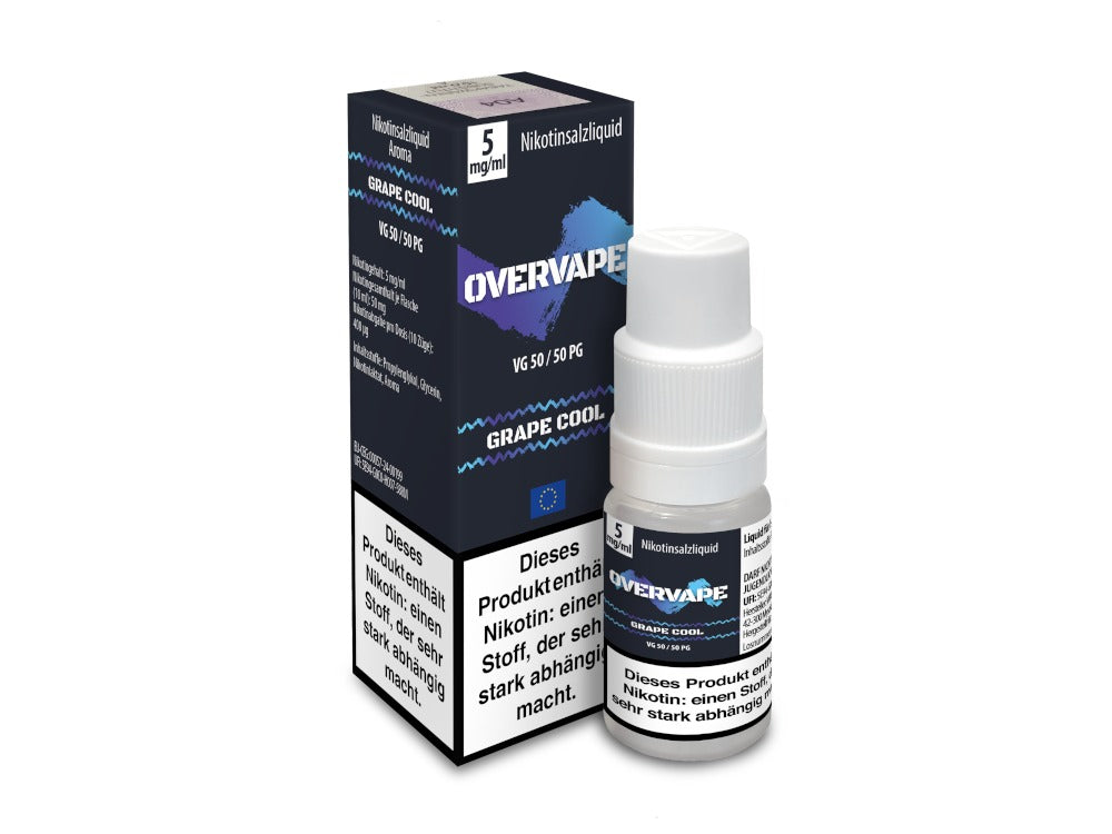 Overvape - Nikotinsalz Liquid - Grape Cool