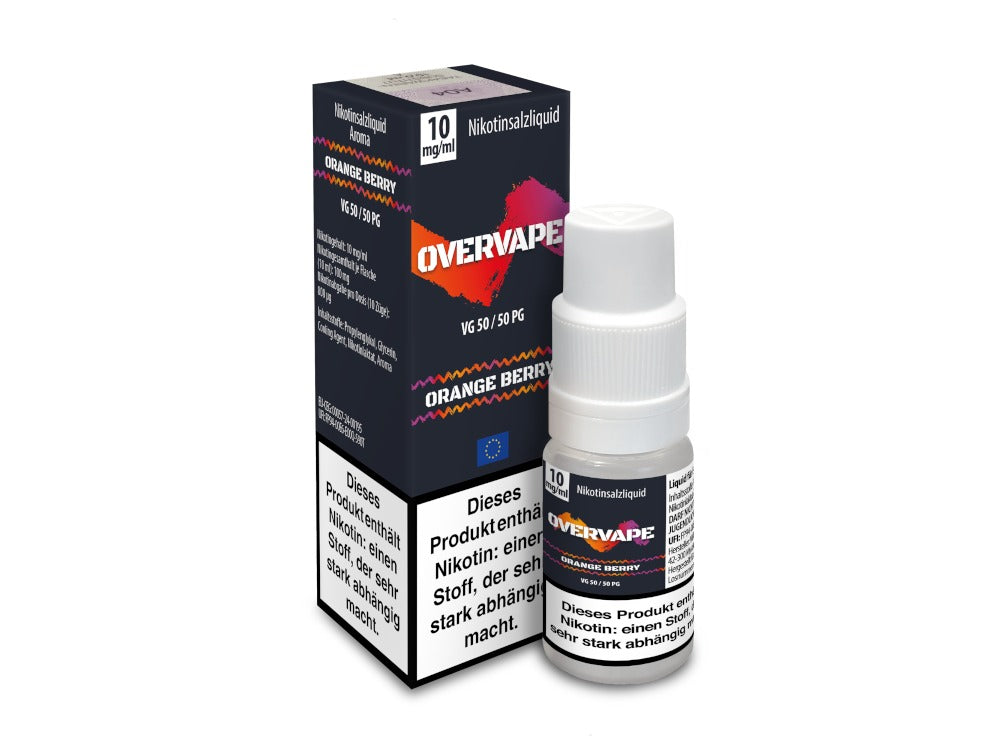 Overvape - Nikotinsalz Liquid - Orange Berry