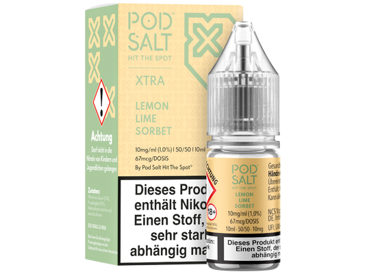 Pod Salt X - Nikotinsalz Liquid  - Lemon Lime Sorbet