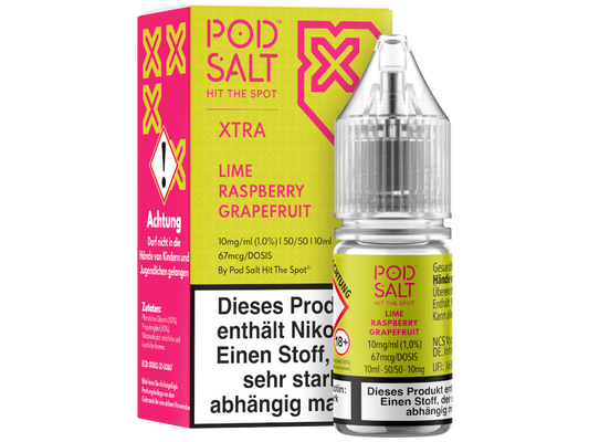 Pod Salt X - Nikotinsalz Liquid  - Lime Raspberry Grapefruit