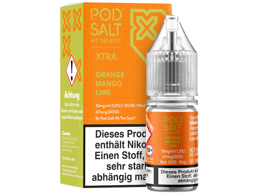 Pod Salt X - Nikotinsalz Liquid  - Orange Mango Lime