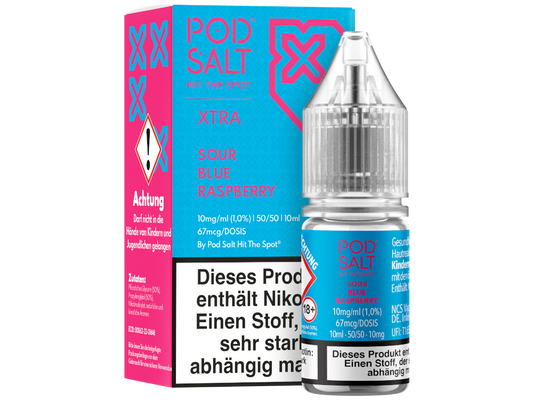 Pod Salt X - Nikotinsalz Liquid  - Sour Blue Raspberry