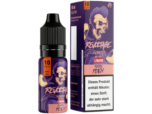 Revoltage - Hybrid Nikotinsalz Liquid - Purple Peach