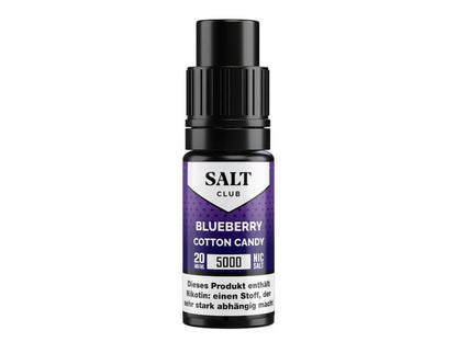 Salt Club - 5000 - Nikotinsalz Liquid 20 mg/ml - Blueberry Cotton Candy