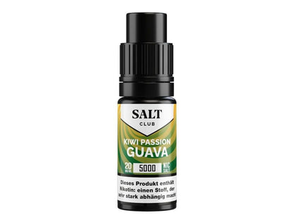 Salt Club - 5000 - Nikotinsalz Liquid 20 mg/ml - Kiwi Passion Guava