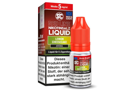 SC - Red Line - Lemon Cheesecake - Nikotinsalz Liquid